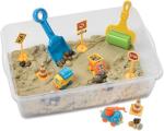 Creativity for Kids Sensory Bin: Construction Zone Playset - Preschool Learning Activities, Excavator Toys for Boys Ages 3-5+, Outdoor Toys and Gifts for Kids