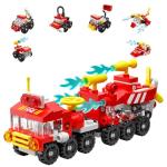 Vilbocr Urban Rescue Series Building Block Toys,Stacking Skill Training and Creative Thinking Cultivation， Building kit Toys Best Gift for Boys Aged 4-10… (Forest Firefighting)