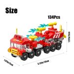 Vilbocr Urban Rescue Series Building Block Toys,Stacking Skill Training and Creative Thinking Cultivation， Building kit Toys Best Gift for Boys Aged 4-10… (Forest Firefighting)