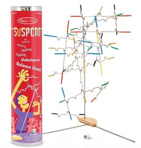 Melissa & Doug Suspend Family Game (31 pcs) - Wire Balance Game, Family Game Night, Family Activities, Games For Kids Ages 8+