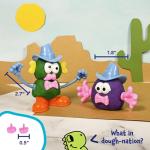 READY 2 LEARN Dough Character Accessories | Set of 52 | 21 Different Shapes | Dough Toys for Kids | Create Animals and Decorate Characters