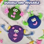 READY 2 LEARN Dough Character Accessories | Set of 52 | 21 Different Shapes | Dough Toys for Kids | Create Animals and Decorate Characters