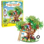 Creativity for Kids Build and Grow Tree House Craft Kit - Treehouse Playset Toy for Boys and Girls, Classic Toys for Kids