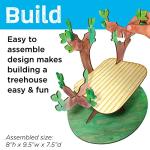 Creativity for Kids Build and Grow Tree House Craft Kit - Treehouse Playset Toy for Boys and Girls, Classic Toys for Kids