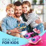 Toys for 3-7 Year Old Girls: LET'S GO! Binoculars for Kids Bird Watching|Hiking|Camping 4 5 6 7 8 Year Old Girl Boy Easter Birthday Gifts Outdoor Learning Toy for Kid Ages 4-6 Toddler Gift Stuffers