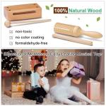 LOOIKOOS Baby Musical Instruments Montessori Toys for Toddlers 1-3,Natural Wooden Percussion Instruments Set for Kids Preschool Educational Musical Toys for Ages 5-9