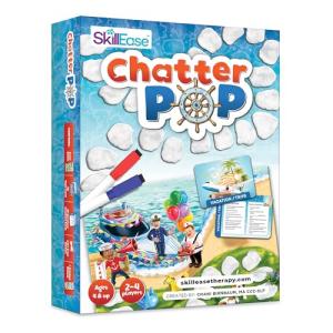 SkillEase Chatter Pop Social Skills Game to Think About Others, Speech Therapy Materials, Therapy Games, Educational, Social Emotional Learning Activities, Conversation Starter Cards
