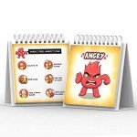 Feelings Flipbook for Kids by Professional Therapists - Learn to Identify 20 Different Emotions - Moods Coping Skills and Anger Control - For Children with ADHD, Autism (ASD), Special Needs, and more