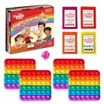 THE FIDGET GAME Sight Words - Reading Flashcards and Pop Fidget Toys for Kids Pre-K to Third Grade - Learning Activities and Games for High-Frequency Dolch Sight Words - Includes Mats and Dice