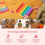 THE FIDGET GAME Sight Words - Reading Flashcards and Pop Fidget Toys for Kids Pre-K to Third Grade - Learning Activities and Games for High-Frequency Dolch Sight Words - Includes Mats and Dice