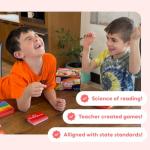 THE FIDGET GAME Sight Words - Reading Flashcards and Pop Fidget Toys for Kids Pre-K to Third Grade - Learning Activities and Games for High-Frequency Dolch Sight Words - Includes Mats and Dice