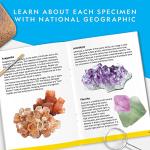 NATIONAL GEOGRAPHIC Mega Gemstone Dig Kit – Dig Up 15 Real Gemstones and Crystals, Science Kit for Kids, Gem Digging Kit, Gift for Girls and Boys, Mining Kit, Rock Collection
