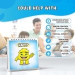 Feelings Flipbook for Kids by Professional Therapists - Learn to Identify 20 Different Emotions - Moods Coping Skills and Anger Control - For Children with ADHD, Autism (ASD), Special Needs, and more