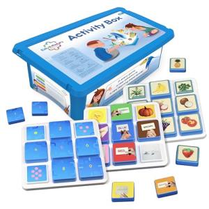 Edu&Kate Activity Box/Stage 3 Kit Volume 3 – Sensory Toys for Toddlers 1-3 for Learning Colors, Fruits & Math, Educational Autism Learning Materials, Special Needs Toys for Children