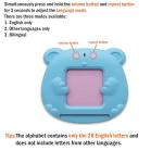 Spanish & English 510 Words Alphabet Bilingual Talking Flash Cards for 3-8 Years Toddlers, Pocket Speech Buddy Therapy Autism Toys, Educational Learning Interactive Toy for Boys Girls Kids Gifts Blue