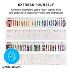 Feelings in a Flash - Emotional Intelligence Flashcard Game - Toddlers & Special Needs Children - Teaching Empathy Activities, Coping & Social Skills - 50 Scenario Cards, 50 Reaction Faces