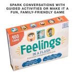 Feelings in a Flash - Emotional Intelligence Flashcard Game - Toddlers & Special Needs Children - Teaching Empathy Activities, Coping & Social Skills - 50 Scenario Cards, 50 Reaction Faces