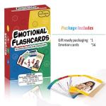 Garybank Emotion Cards - 56 Social Emotions Flashcards Game for Toddlers & Kids - with Coping Skills - Speech Therapy & ABA Therapy Materials, Social Worker, Teacher and School Counselor Gifts