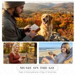 Newlam Kalimba Thumb Piano 17 Keys, Portable Mbira Finger Piano Gifts for Kids and Adults Beginners Wood