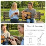 Newlam Kalimba Thumb Piano 17 Keys, Portable Mbira Finger Piano Gifts for Kids and Adults Beginners Wood