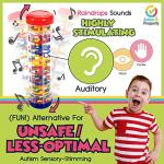 Autism & Prosperity Kids Toys All-Around Sensory Stim Alt Autistic Children Set, ASD Boys Girl Teen Rainmaker Bubbler Balls Special Needs No 1-3 Toddlers Age 3 4 5-7 8-12 Years Old Products Gifts Game
