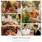 Newlam Kalimba Thumb Piano 17 Keys, Portable Mbira Finger Piano Gifts for Kids and Adults Beginners Wood