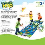 Learning Resources Crocodile Hop Floor Game - Ages 3+ Indoor Games for Toddlers, Gross Motor Skills Toys for Kids, Preschool Learning Activities