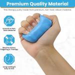 FlintRehab Durable Quality Therapy Putty (4 Pack, 3-Oz each), Theraputty for Hand Therapy, Fidgeting & Stress Relief, Therapy Putty for Kids, Hand Putty Physical Therapy, Stress Putty for Adults