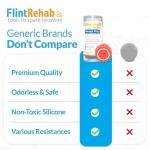 FlintRehab Durable Quality Therapy Putty (4 Pack, 3-Oz each), Theraputty for Hand Therapy, Fidgeting & Stress Relief, Therapy Putty for Kids, Hand Putty Physical Therapy, Stress Putty for Adults