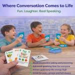 AGO QnA ESL Card Game for Learning English. 3 Level Box Set. Practice English Conversation Through Play!