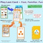 AGO QnA ESL Card Game for Learning English. 3 Level Box Set. Practice English Conversation Through Play!