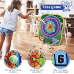 Animal Bean Bag Toss Game Toy Outdoor Toss Game, Family Party Party Supplies for Kids, Gift for Boys Birthday or Christmas for Toddlers Ages 3 4 5 6 Year Old