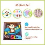 CoolToys Monkey Balance Cool Math Game for Girls & Boys | Fun, Educational Children's Gift & Kids Toy STEM Learning Ages 3+ (64-Piece Set)
