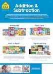 School Zone Addition & Subtraction Workbook: 64 Pages, 1st Grade, 2nd Grade, Elementary Math, Sums, Differences, Place Value, Regrouping, Fact Tables, Ages 6-8 (I Know It! Book Series)