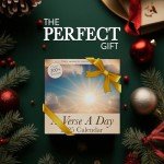 A Bible Verse A Day 2025 Calendar | 300+ Christian Verses from the NIV Bible to Inspire Your Daily Devotional, Positive Motivational Religious Daily Verses for Men & Women