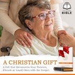 Talking Bible - Electronic Holy Bible Audio Player in English for Seniors, Kids and The Blind, Solar Powered & USB Rechargeable, ESV (English Standard Version), Black