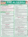 Pre-Algebra QuickStudy Laminated Reference Guide (QuickStudy Academic)