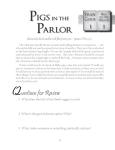 STUDY GUIDE: Pigs in the Parlor