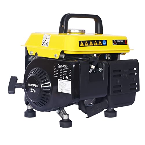 900W Gas Powered Portable Generator for Home & Camping