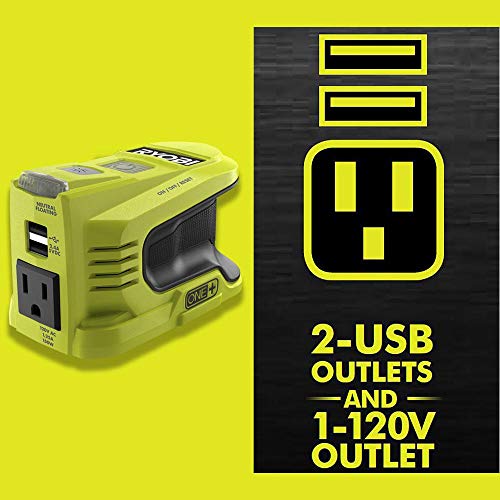 RYOBI Dual-Power Portable Inverter Generators RYi450BG-CMB