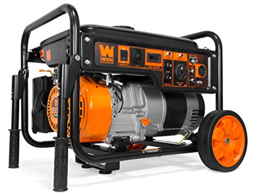 WEN 6000-Watt RV-Ready Generator with Portable Wheel Kit