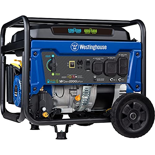 Wesinghouse 6600W Dual Fuel Backup Portable Generator