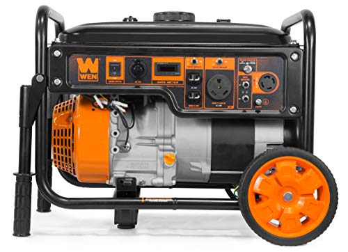WEN 6000-Watt RV-Ready Generator with Portable Wheel Kit