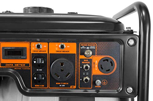 WEN 6000-Watt RV-Ready Generator with Portable Wheel Kit
