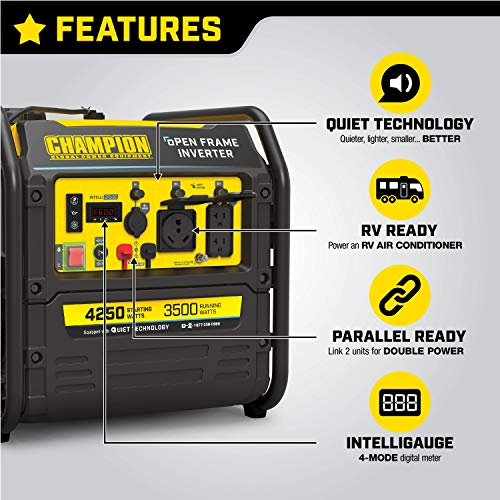Champion 4250-Watt RV Ready Inverter Generator