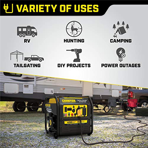 Champion 4250-Watt RV Ready Inverter Generator