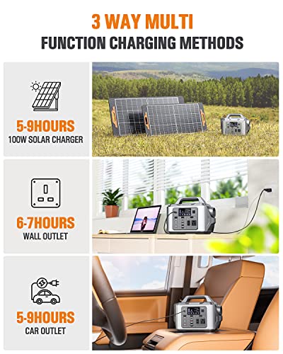 PryMAX Steelite 330W Portable Solar Generator - Outdoor, Camping, Travel