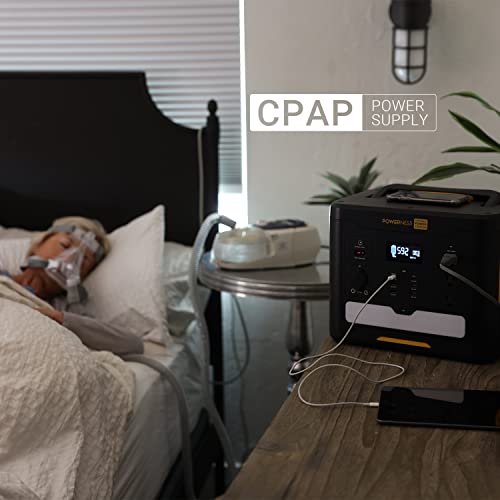 Portable Solar Generator with Included Solar Panel - 1536Wh