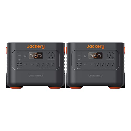 Jackery Explorer Kit: 2X Portable Power Station 4000 Plus