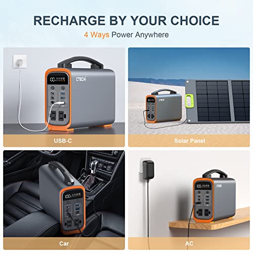 240Wh Portable Power Station for Travel, Camping, and Home